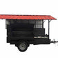 Reverse Smoker Custom Ultimate Smokehouse 60 with Sink and Roof - Blowin' Smoke Cookers