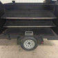 Reverse Smoker Custom Ultimate Smokehouse 60 with Sink and Roof - Blowin' Smoke Cookers