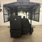Reverse Smoker Custom Ultimate Smokehouse 60 with Sink and Roof - Blowin' Smoke Cookers
