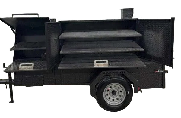 Smoker and Grill SNS 60 Cabinet with Charcoal Grill - Blowin' Smoke Cookers