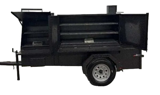 Smoker and Grill SNS 60 Cabinet with Charcoal Grill - Blowin' Smoke Cookers