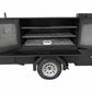 Smoker Cabinet SNS 60 Cabinet Smoker And Grill Combo With Sink and Roof Package - Blowin' Smoke Cookers