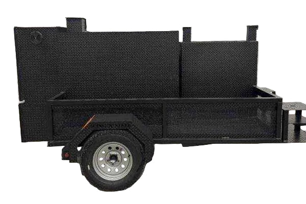 Smoker Grills SNS 4060 Smoker With Cabinet Main Chamber and Full Storage - Blowin' Smoke Cookers