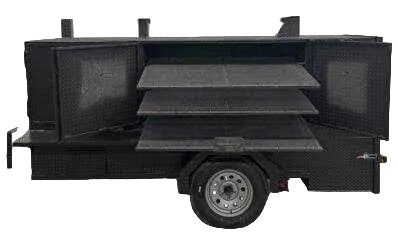 Smoker Grills SNS 4060 Smoker With Cabinet Main Chamber and Full Storage - Blowin' Smoke Cookers