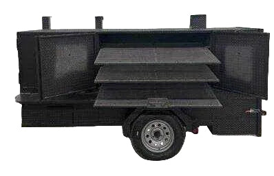 Smoker GrillSNS 4060 Smoker And Grill With Cabinet Main Chamber - Blowin' Smoke Cookers