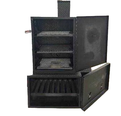 Smokers and Grills SNS Barrel 60 Smoker With Charcoal Grill - Blowin' Smoke Cookers