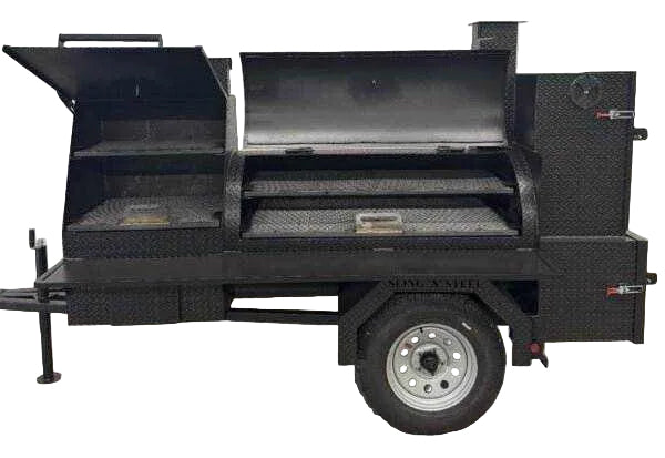 Smokers and Grills SNS Barrel 60 Smoker With Charcoal Grill - Blowin' Smoke Cookers
