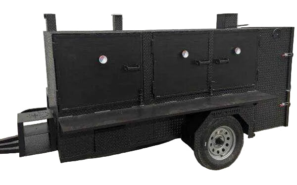 SNS 4060 Cabinet Smoker With Cabinet Charcoal Grill - Blowin' Smoke Cookers