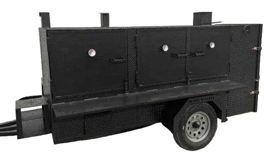 SNS 4060 Cabinet Smoker With Cabinet Charcoal Grill - Blowin' Smoke Cookers