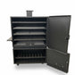 SNS 4060 Cabinet Smoker With Cabinet Charcoal Grill - Blowin' Smoke Cookers