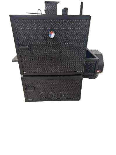 SNS 4060 Cabinet Smoker With Cabinet Charcoal Grill - Blowin' Smoke Cookers