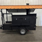 SNS 60 Cabinet Smoker And Santa Maria Grill Combo With Sink and Roof Package - Blowin' Smoke Cookers