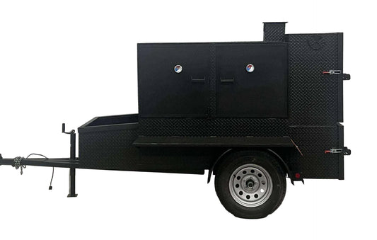 SNS 60 Smoker Cabinet Trailer - Blowin' Smoke Cookers