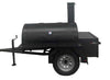 SNS Backyard Trailer 60 Backyard BBQ Smoker - Blowin' Smoke Cookers