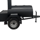 SNS Backyard Trailer 60 Backyard BBQ Smoker - Blowin' Smoke Cookers
