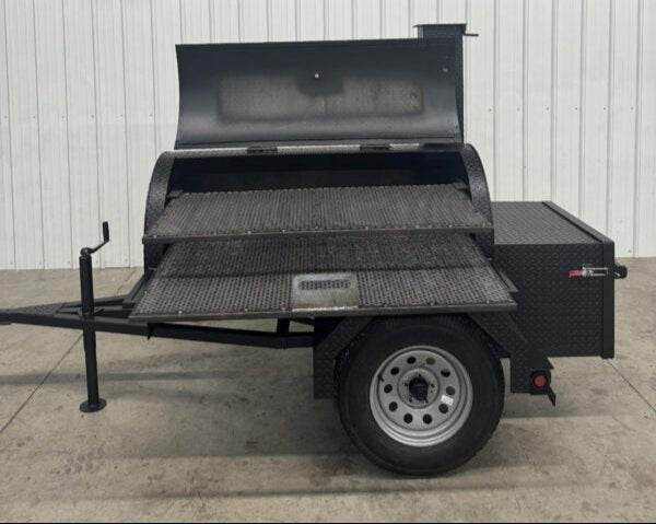 SNS Backyard Trailer 60 Backyard BBQ Smoker - Blowin' Smoke Cookers