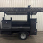 SNS Barrel 60 Catering Trailer With Sink And Roof Package - Blowin' Smoke Cookers