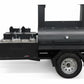 SNS Barrel 60 Charcoal Grill Catering Trailer - Blowin' Smoke Cookers