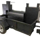 SNS Barrel 60 With Grill And Full Length Storage Area - hog cooker - Blowin' Smoke Cookers