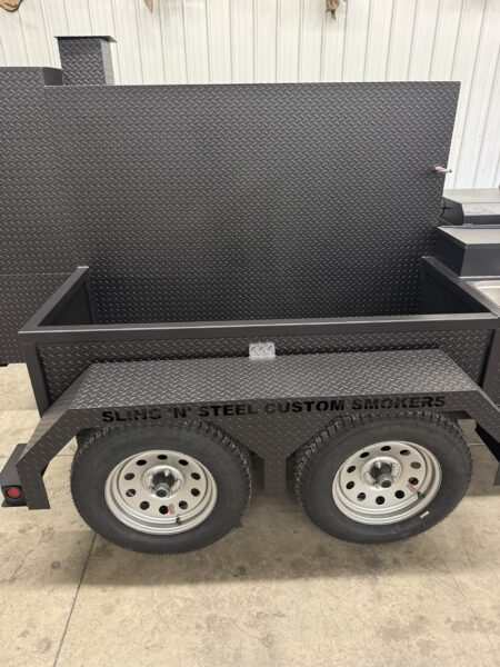 SNS Deluxe 72 Catering Trailer Smoker - Blowin' Smoke Cookers