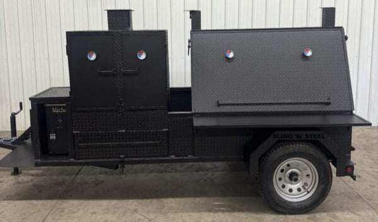 SNS Pellet Vault and Charcoal Grill Combo - Blowin' Smoke Cookers