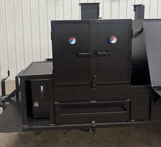 SNS Pellet Vault and Charcoal Grill Combo - Blowin' Smoke Cookers