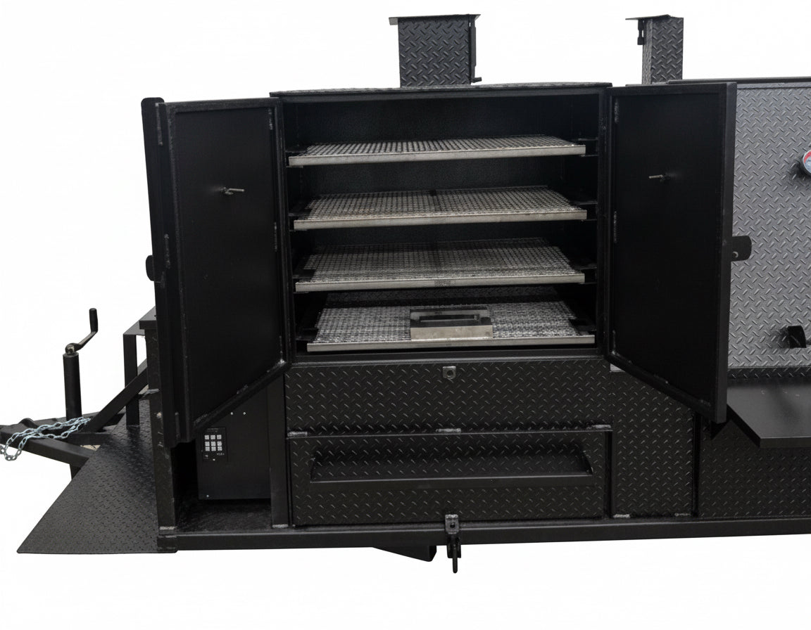 SNS Pellet Vault and Charcoal Grill Combo - Blowin' Smoke Cookers