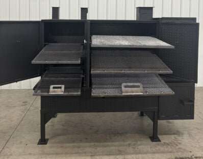 SNS Smoker And Grill Combo Concession Cabinet - Blowin' Smoke Cookers