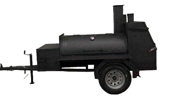 SNS Tailgater 60 Trailer Smoker and Grill - Blowin' Smoke Cookers