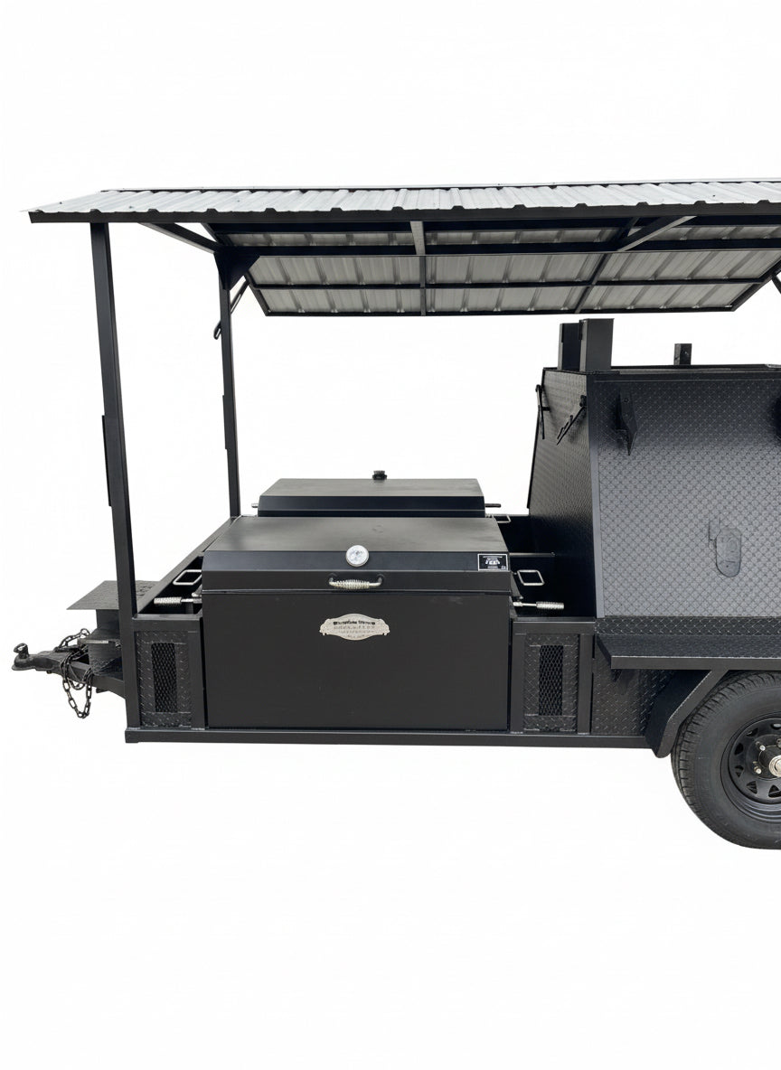 SNS Ultimate Mega Grill with Roof Package - Blowin' Smoke Cookers