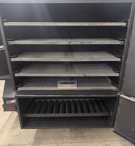 The Avery Cabinet Smoker 150 Pork Butt Capacity - Blowin' Smoke Cookers