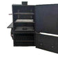 Wood Fired Smoker SNS Competition 60 Cabinet Smoker With BBQ 42 Rotating Rack Pit - Blowin' Smoke Cookers