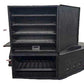 Wood Smoker SNS Beast Cabinet Smoker With Full Length Storage - Blowin' Smoke Cookers