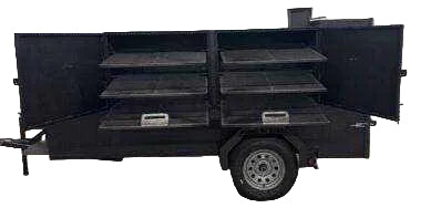 Wood Smoker SNS Beast Cabinet Smoker With Full Length Storage - Blowin' Smoke Cookers